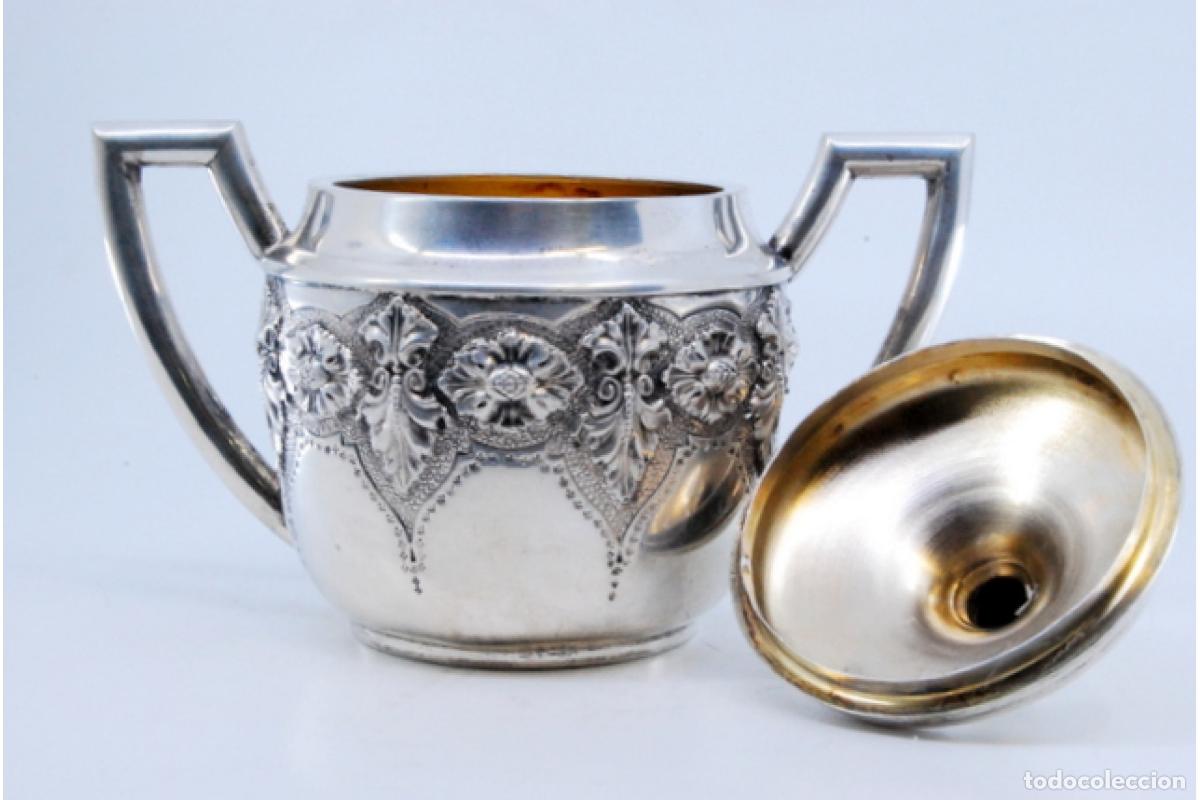 Antig&uuml;edades: Azucarero de plata - Foto 4