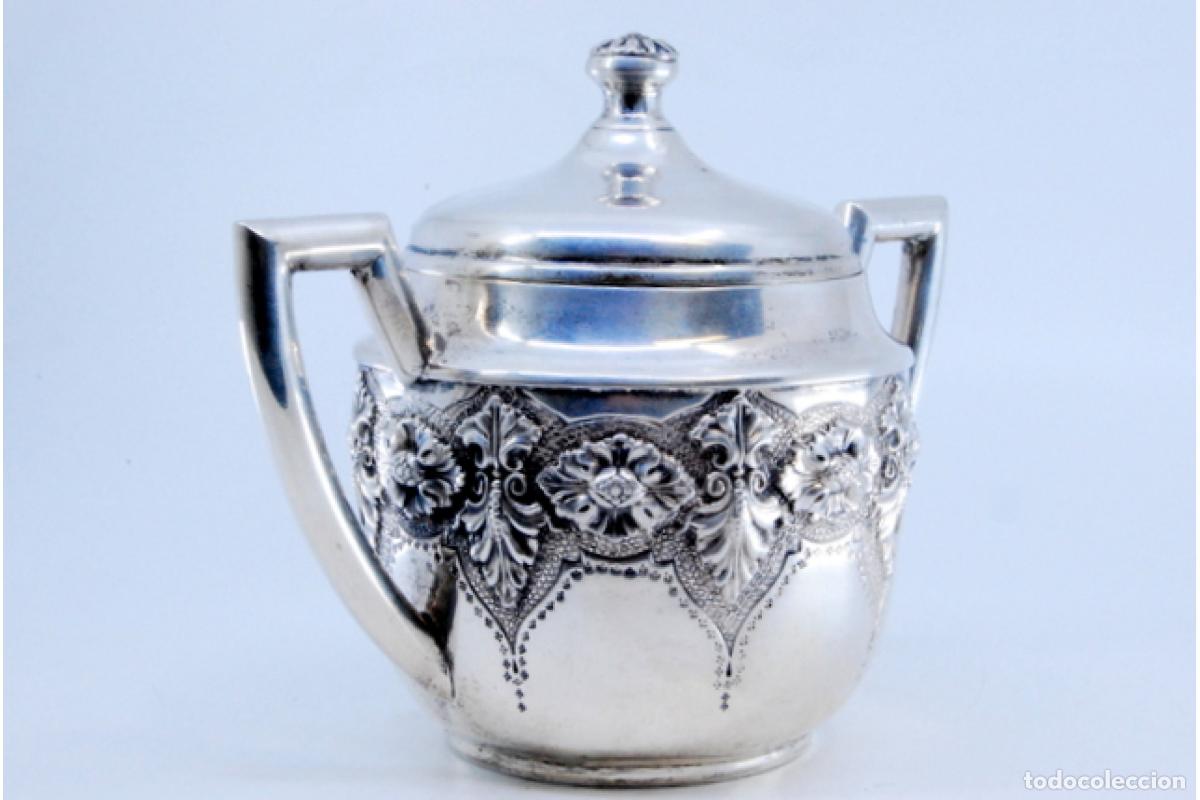 Antig&uuml;edades: Azucarero de plata - Foto 5