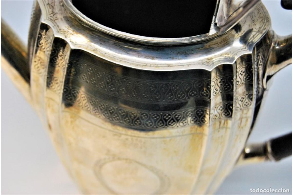 Antig&uuml;edades: Cafetera de plata - Foto 2