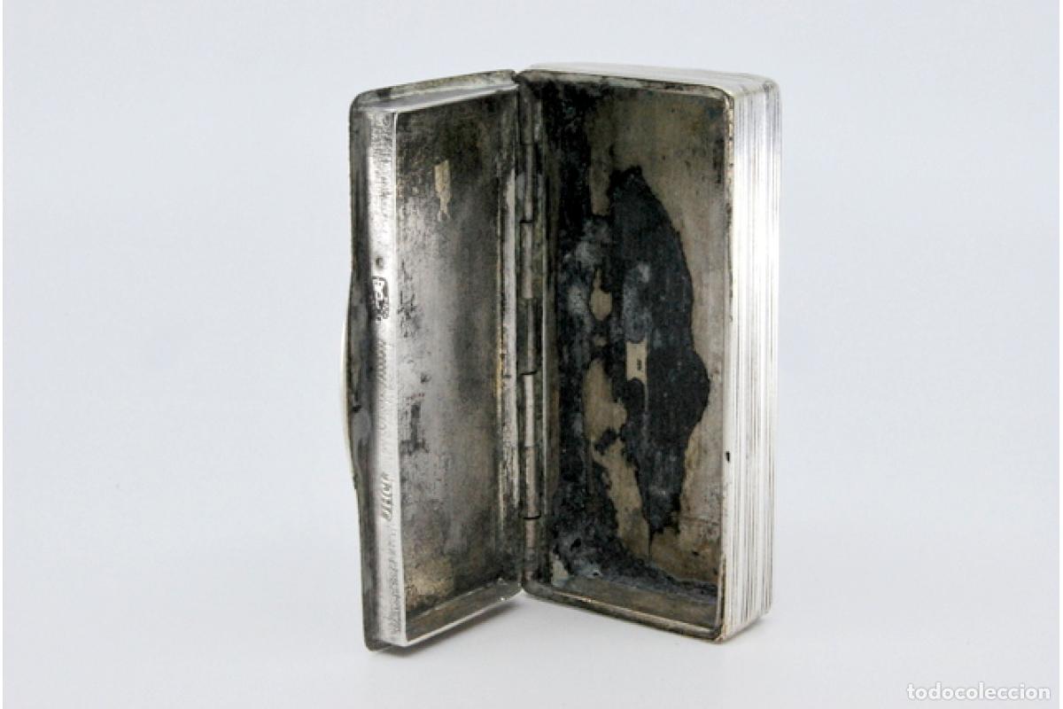 Antig&uuml;edades: Caja de rap&eacute;, en plata - Foto 5