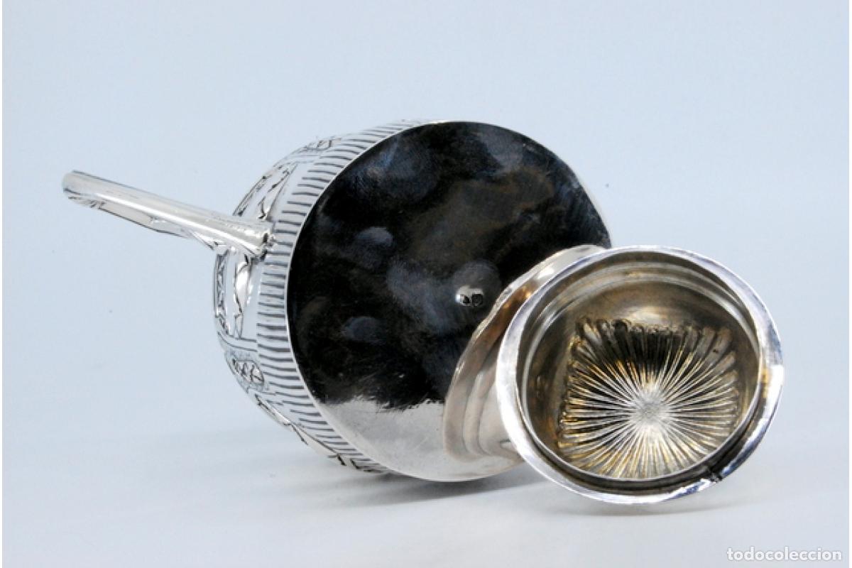 Antig&uuml;edades: Azucarero de plata - Foto 2