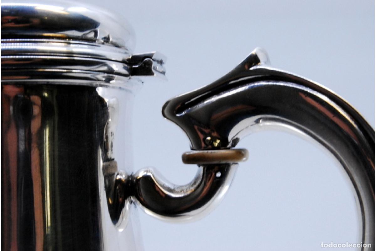 Antig&uuml;edades: Cafetera de plata - Foto 4