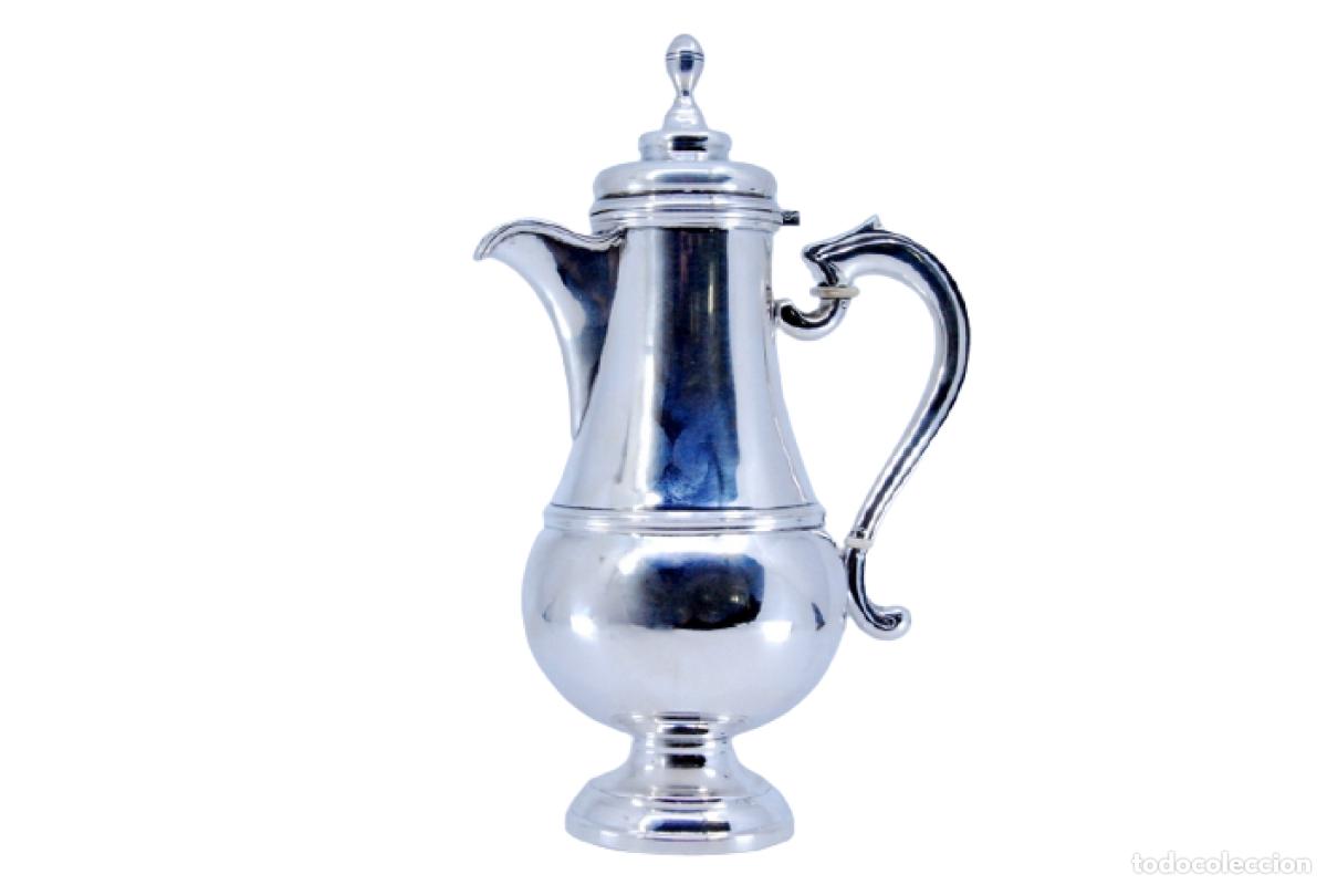 Antig&uuml;edades: Cafetera de plata - Foto 1
