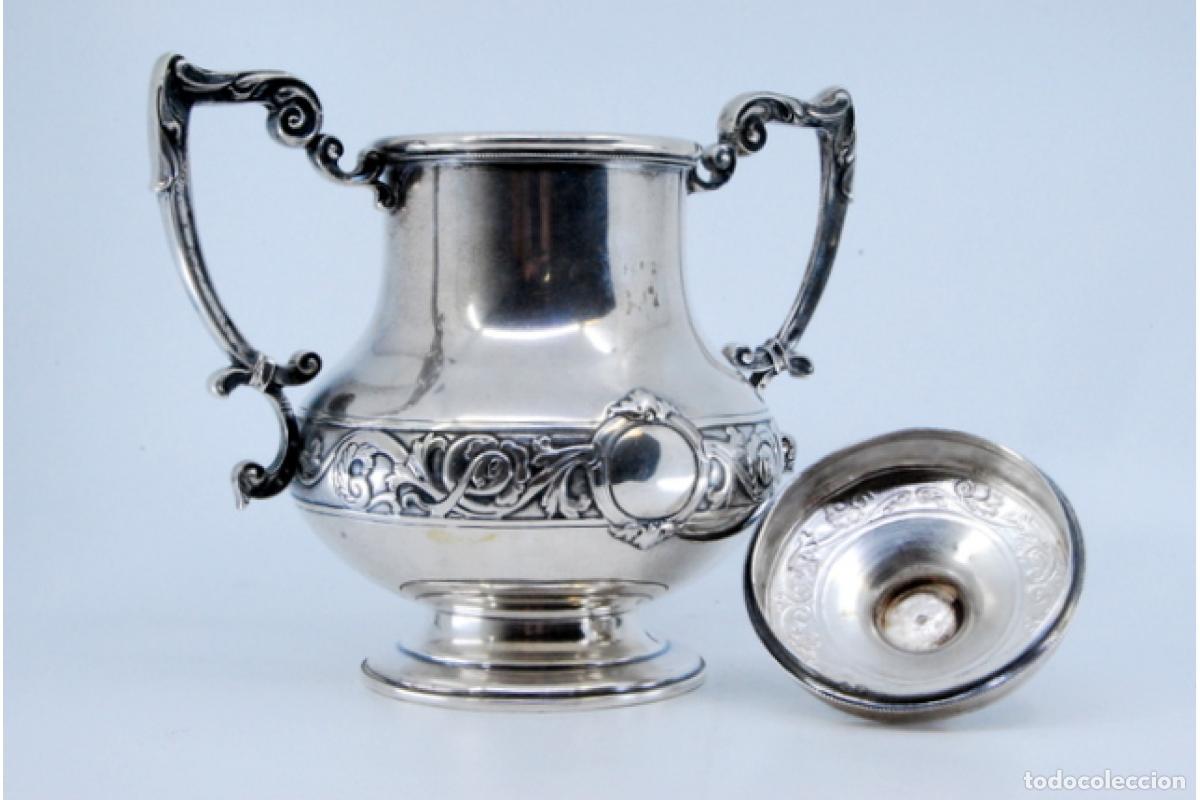 Antig&uuml;edades: Azucarero de plata - Foto 3