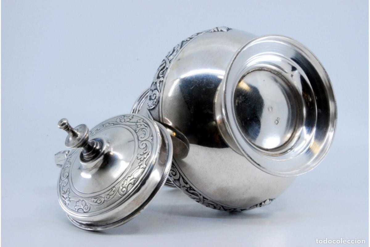 Antig&uuml;edades: Azucarero de plata - Foto 6