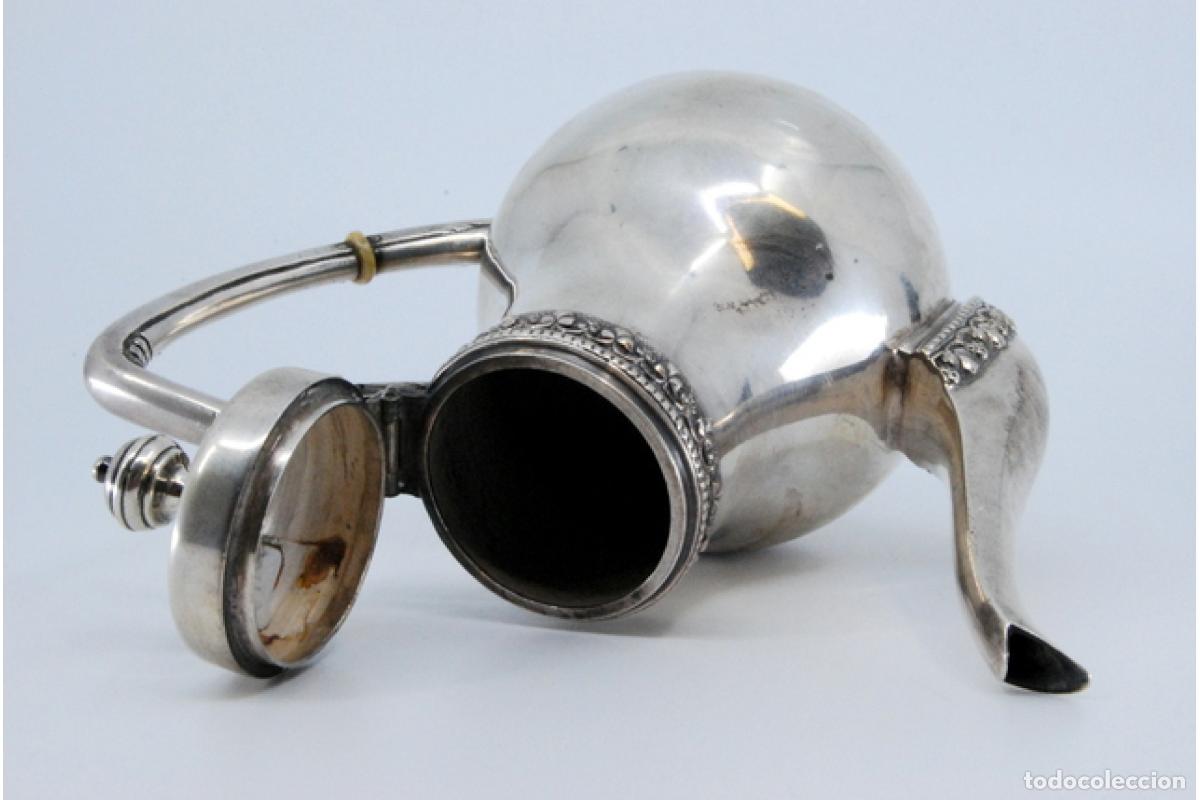 Antig&uuml;edades: tetera de plata - Foto 4