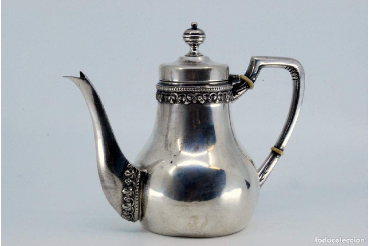 Antig&uuml;edades: tetera de plata - Foto 7