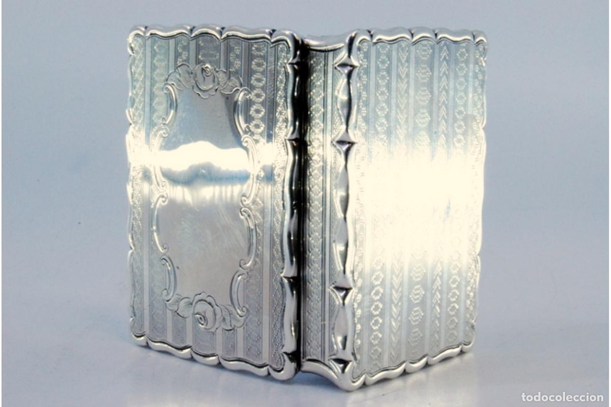 Antig&uuml;edades: Caja de rap&eacute;, en plata - Foto 3