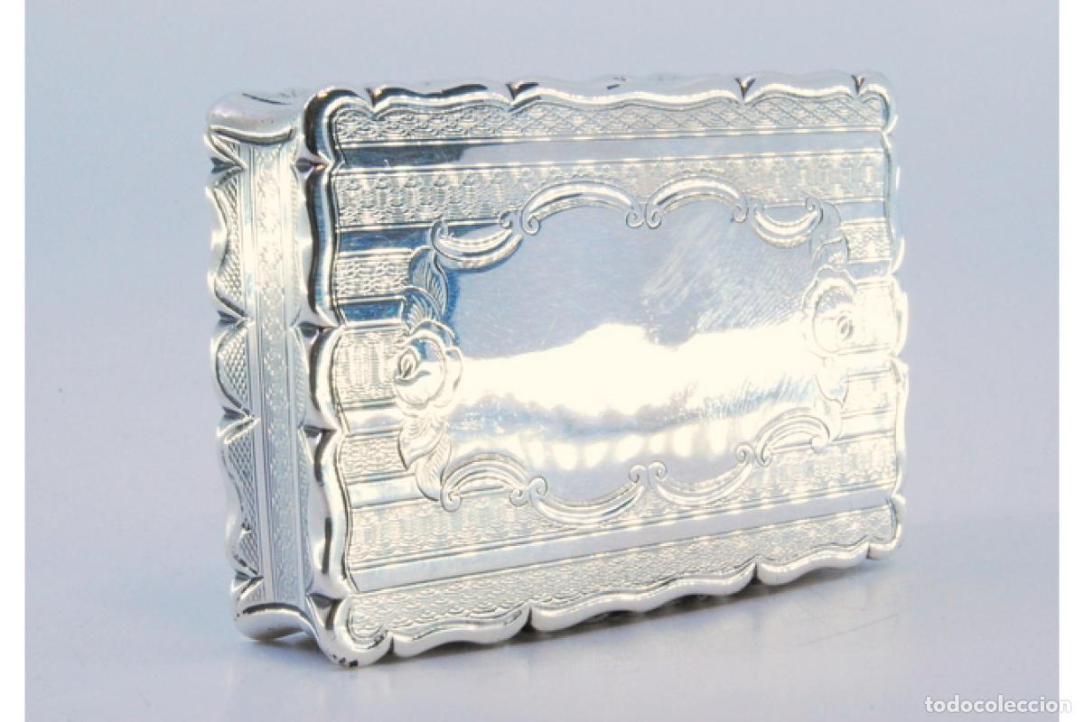 Antig&uuml;edades: Caja de rap&eacute;, en plata - Foto 5
