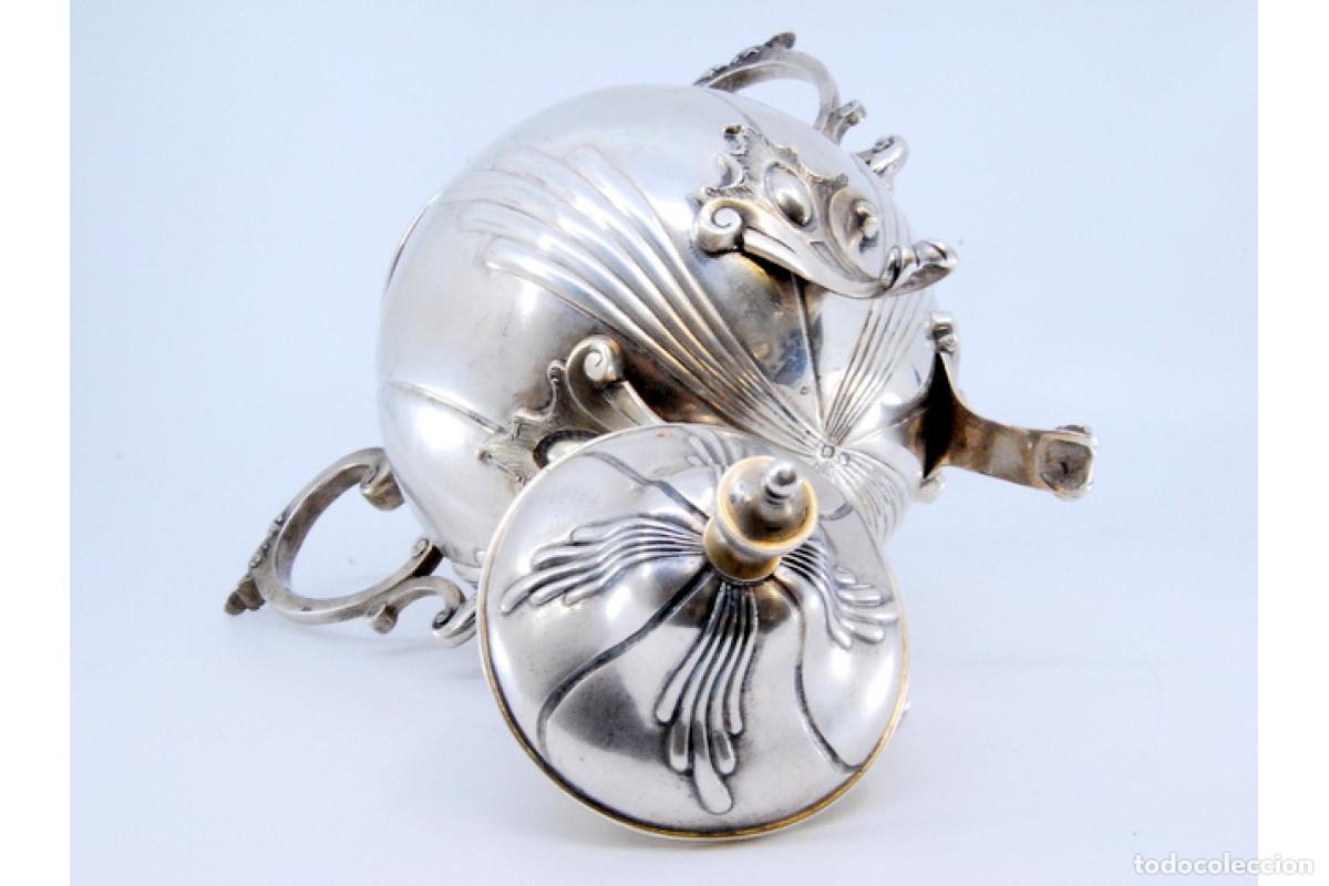 Antig&uuml;edades: Azucarero de plata - Foto 8