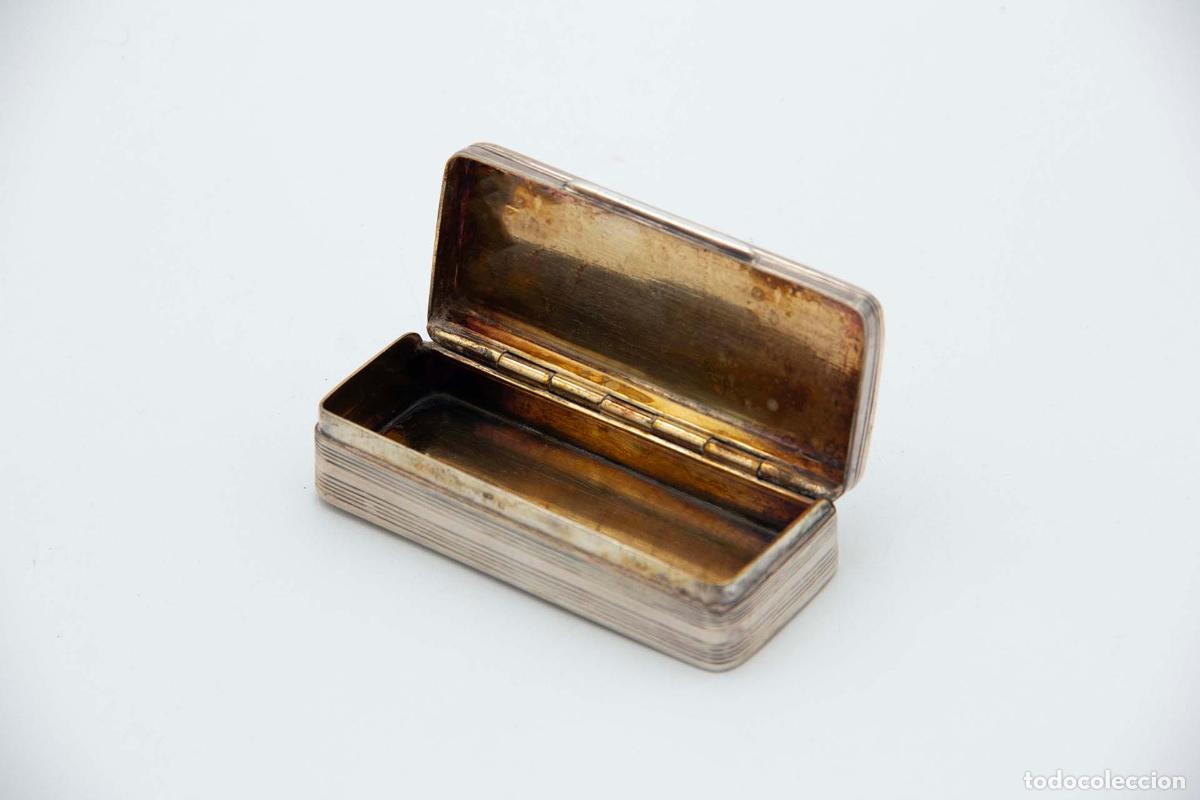 Antig&uuml;edades: Caja de rap&eacute;, en plata - Foto 2