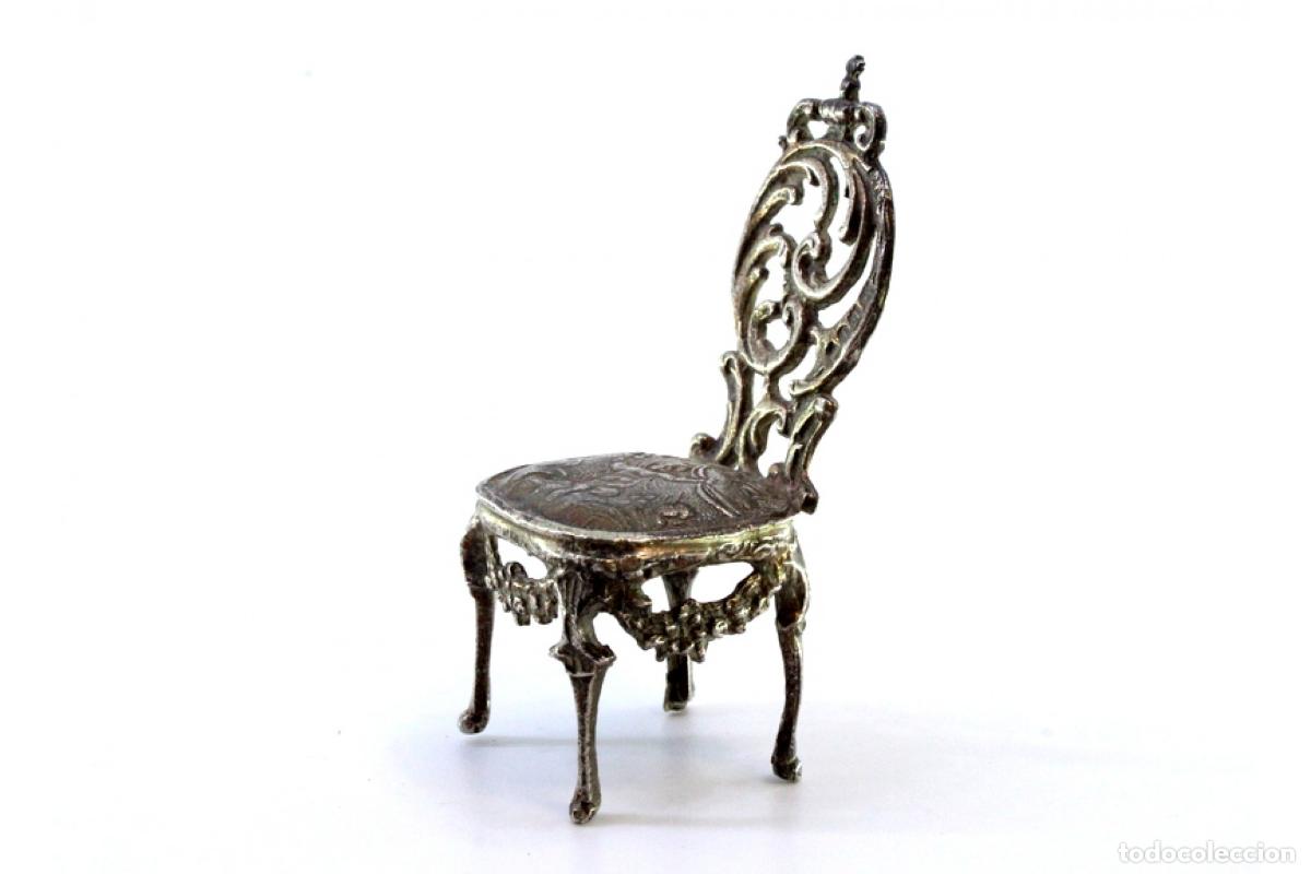 Antig&uuml;edades: Silla de plata - Foto 4