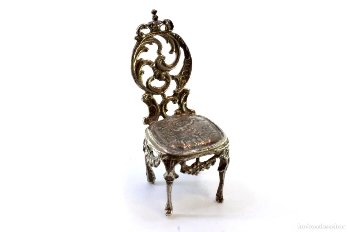 Antig&uuml;edades: Silla de plata - Foto 6