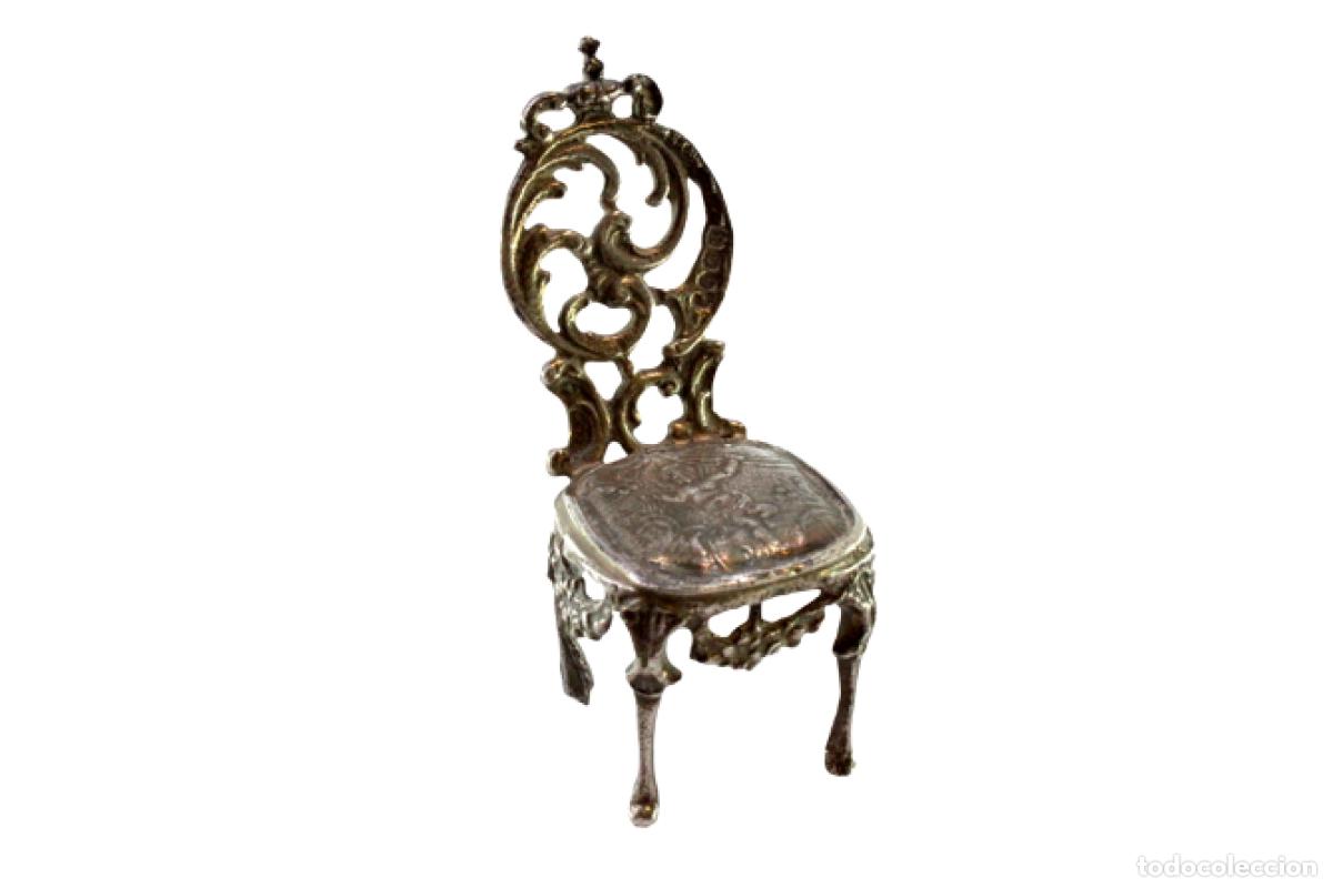 Antig&uuml;edades: Silla de plata - Foto 1