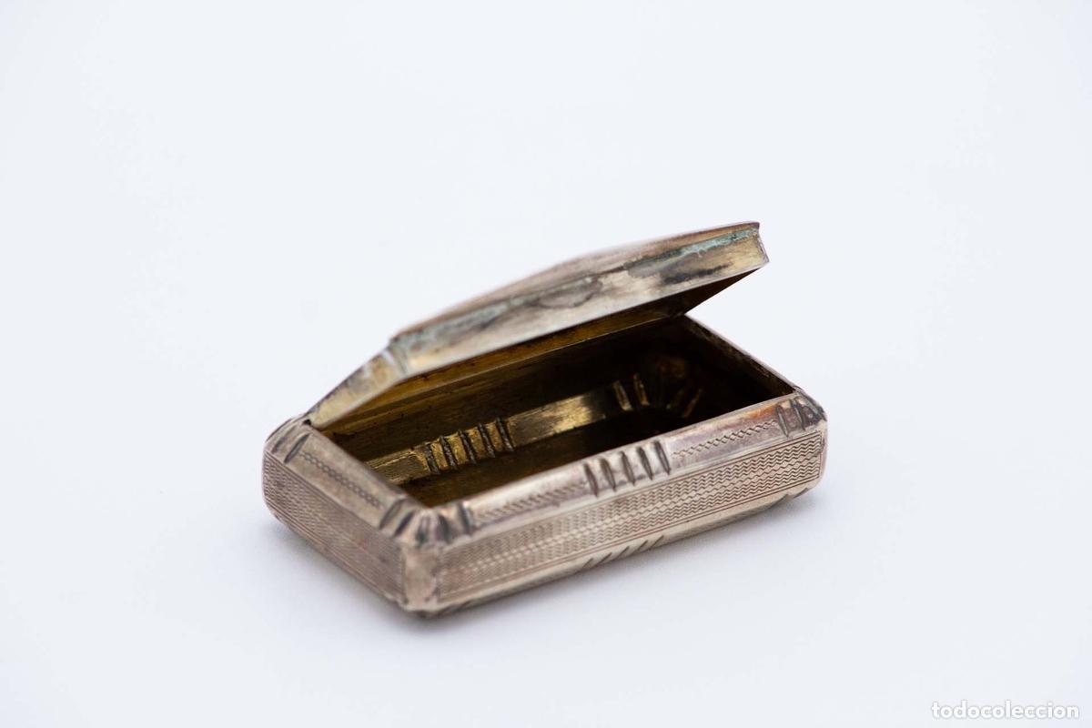 Antig&uuml;edades: Caja de rap&eacute;, en plata - Foto 3