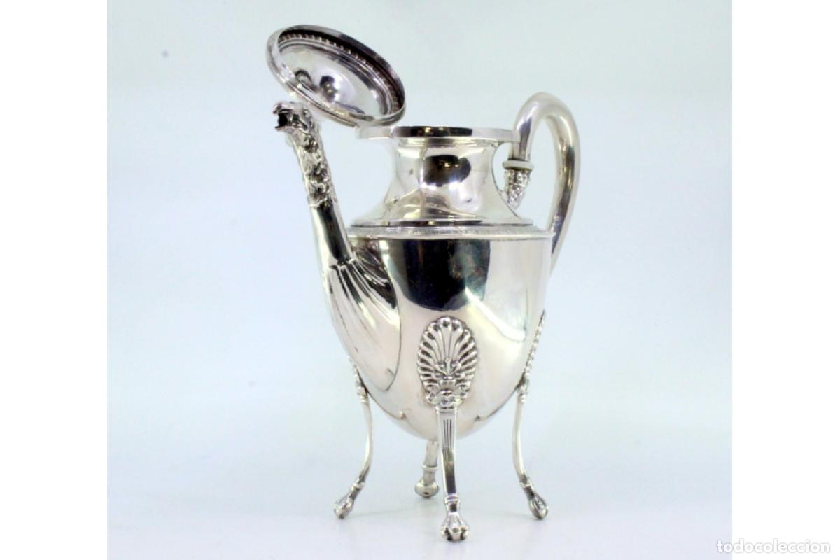 Antig&uuml;edades: Cafetera de plata - Foto 4