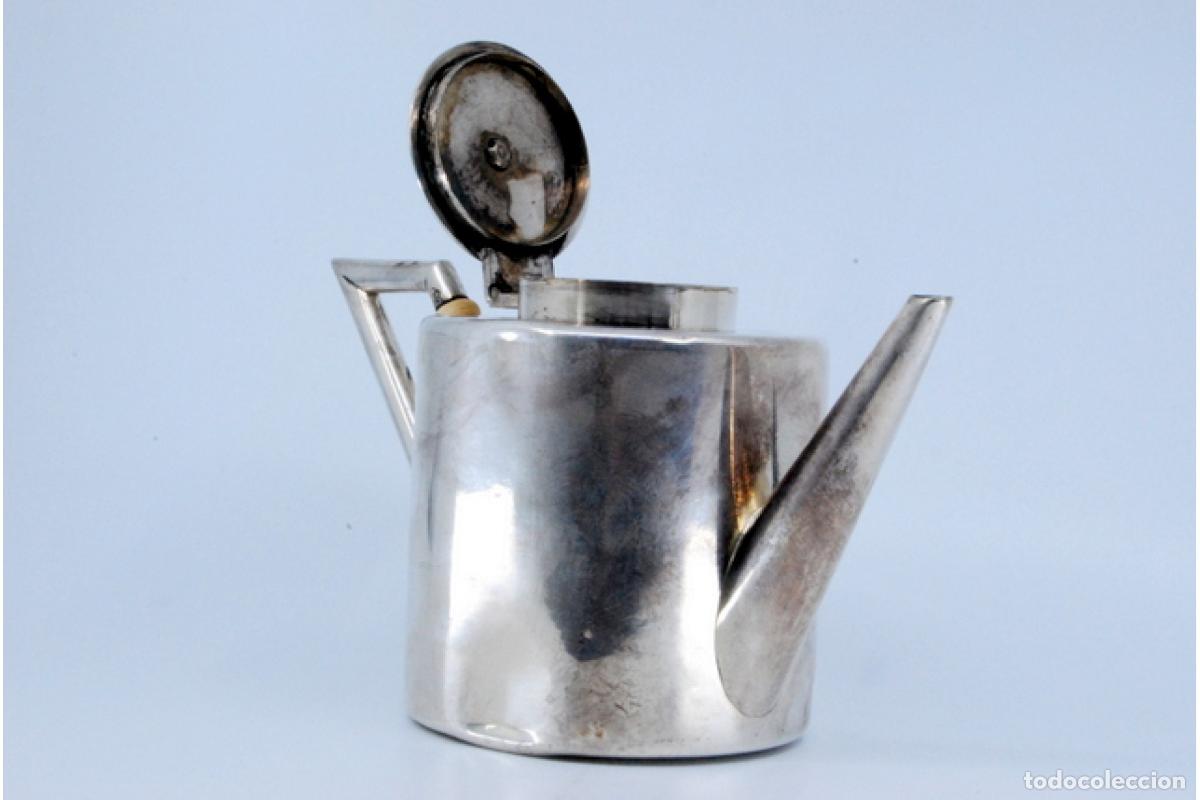 Antig&uuml;edades: Cafetera de plata - Foto 5