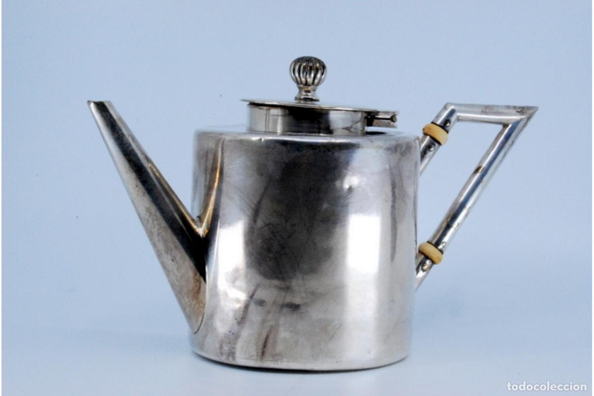 Antig&uuml;edades: Cafetera de plata - Foto 8