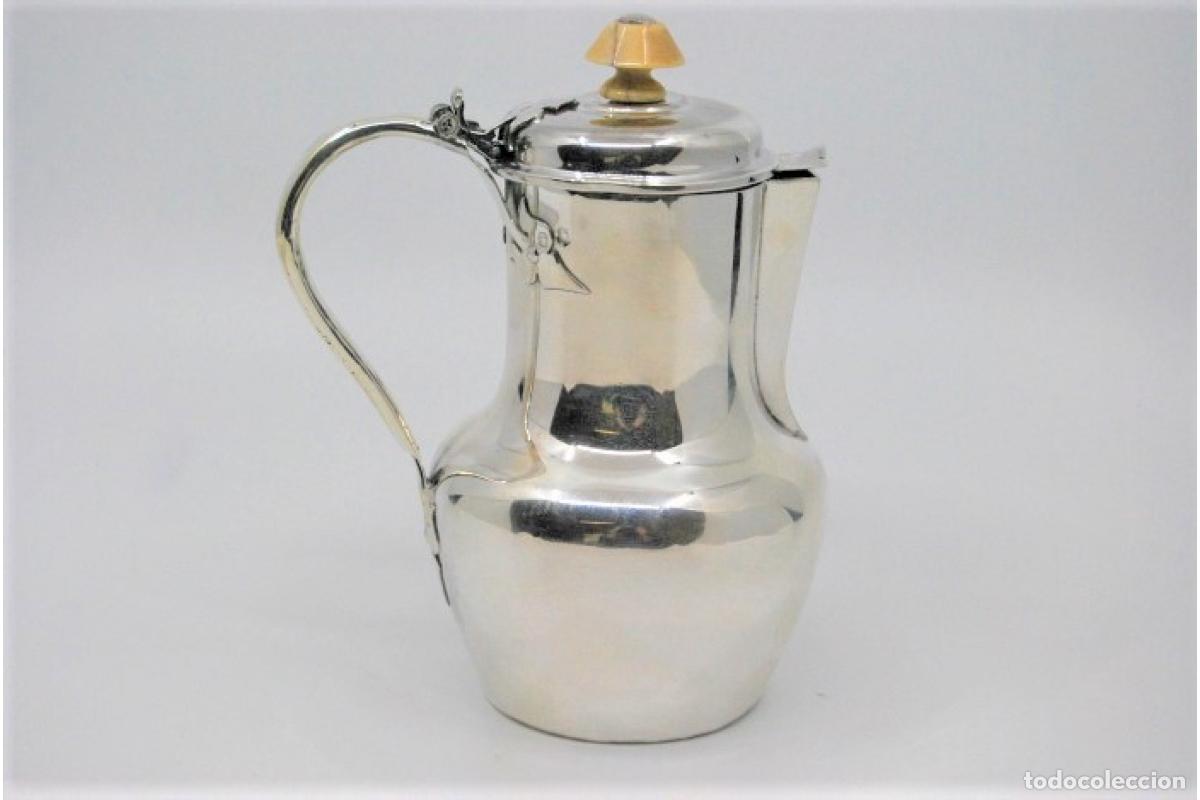 Antig&uuml;edades: Cafetera de plata - Foto 1
