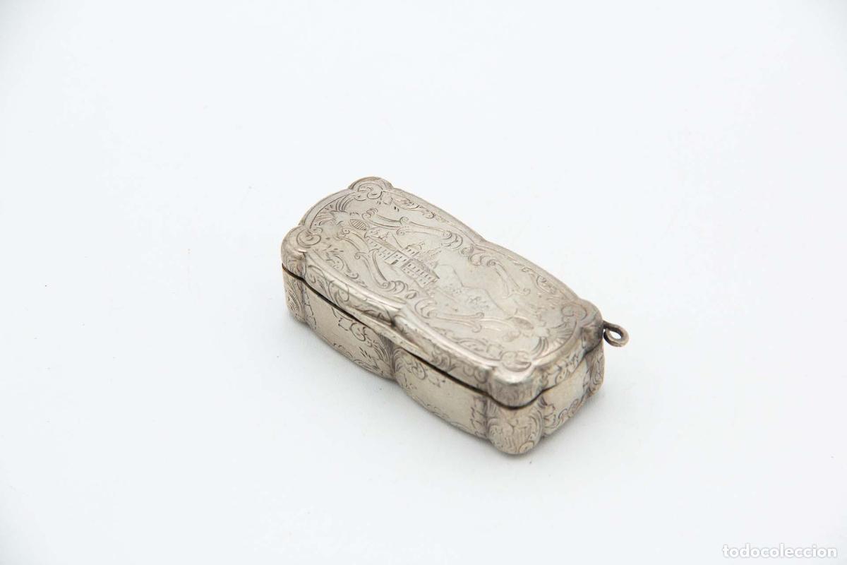 Antig&uuml;edades: Caja de rap&eacute;, en plata - Foto 3