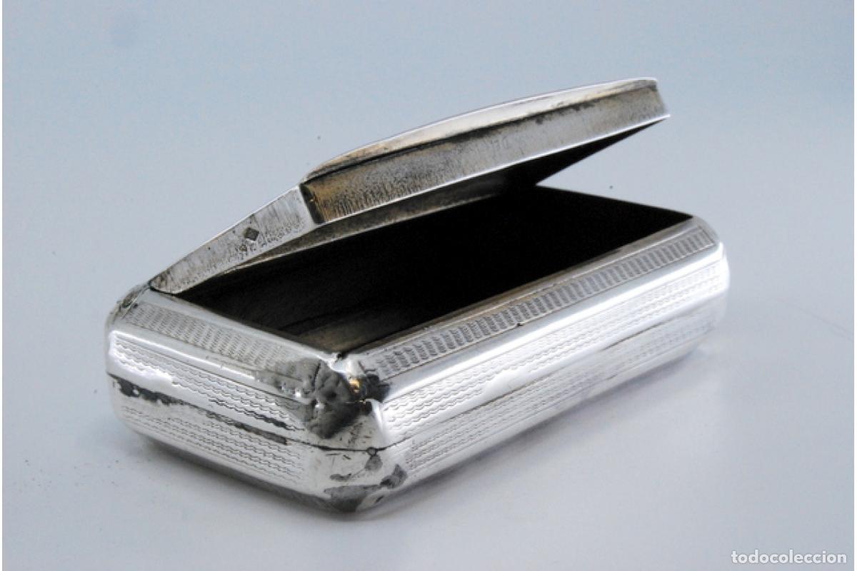 Antig&uuml;edades: Caja de rap&eacute;, en plata - Foto 6