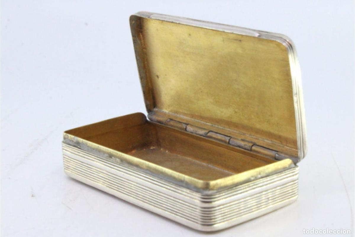 Antig&uuml;edades: Caja de rap&eacute;, en plata - Foto 4