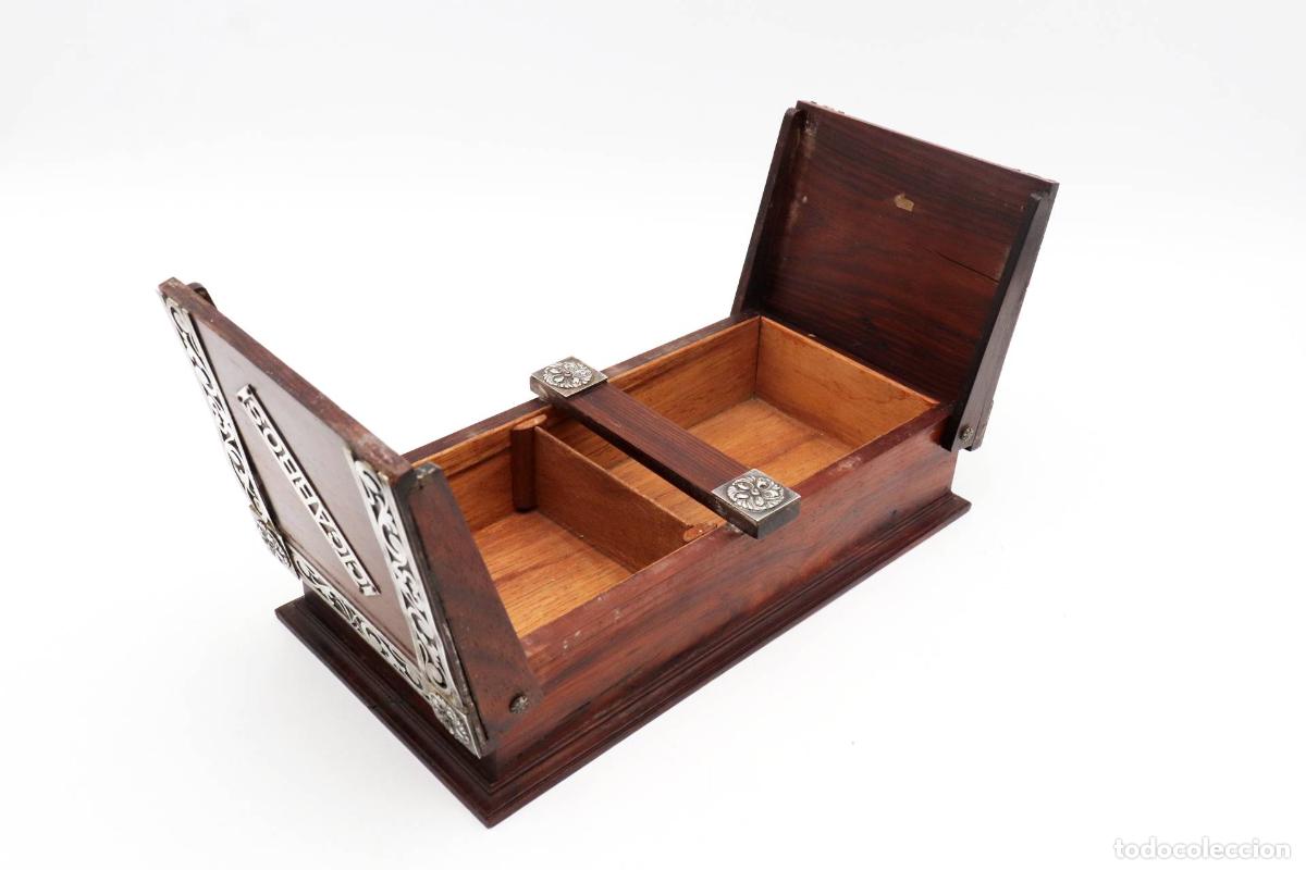 Antig&uuml;edades: Caja de cigarrillos, plateada - Foto 3