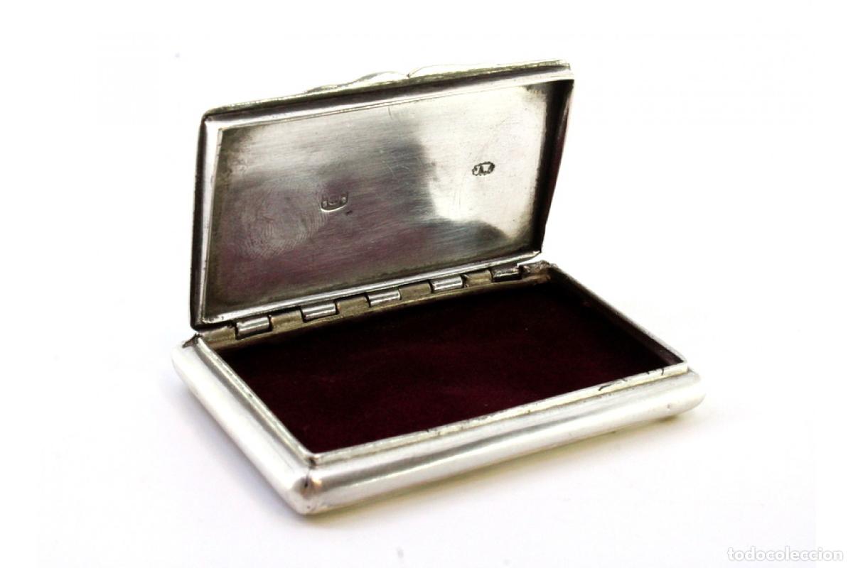 Antig&uuml;edades: Caja de rap&eacute;, en plata - Foto 4