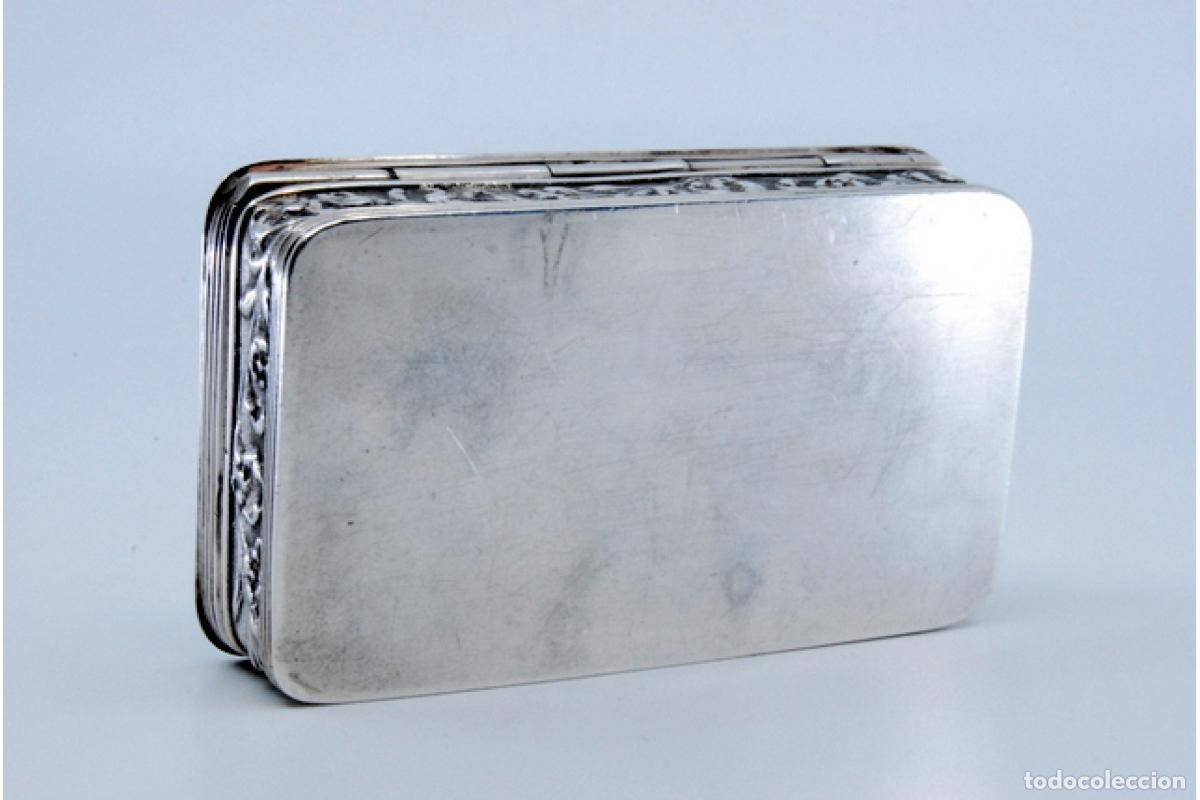 Antig&uuml;edades: Caja de rap&eacute;, en plata - Foto 6