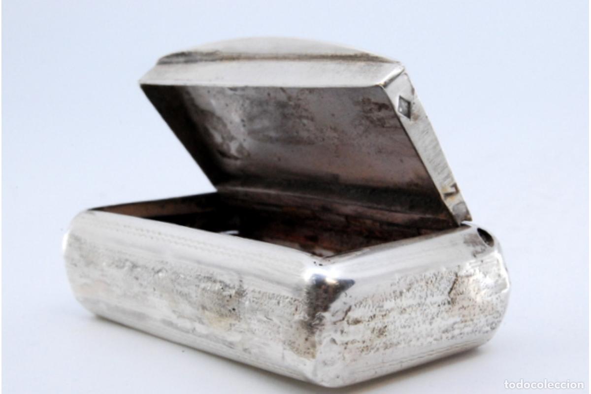 Antig&uuml;edades: Caja de rap&eacute;, en plata - Foto 7