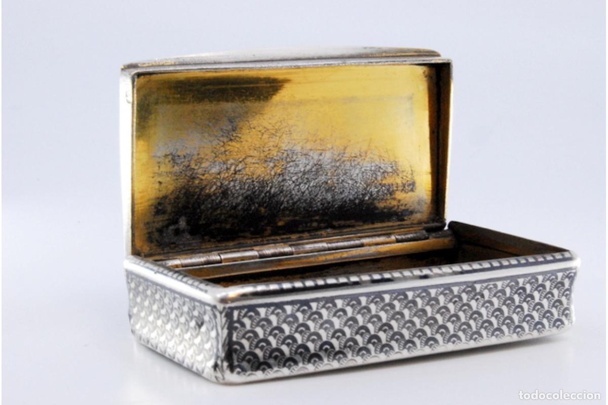 Antig&uuml;edades: Caja de rap&eacute;, en plata - Foto 7