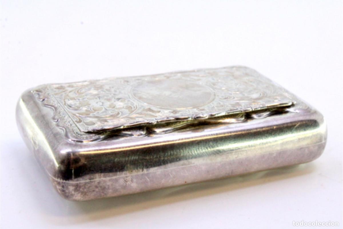 Antig&uuml;edades: Caja de rap&eacute;, en plata - Foto 7