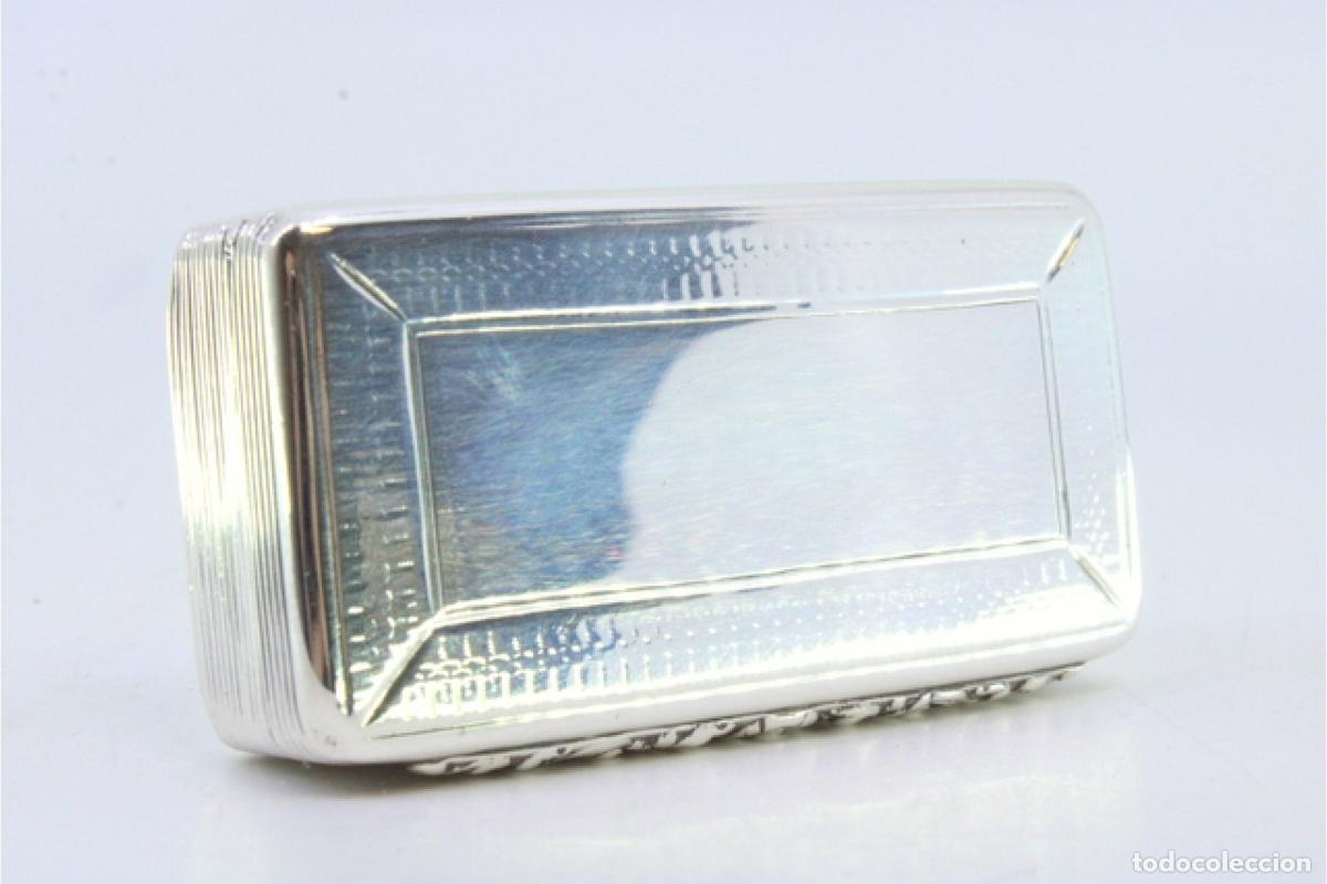 Antig&uuml;edades: Caja de rap&eacute;, en plata - Foto 5