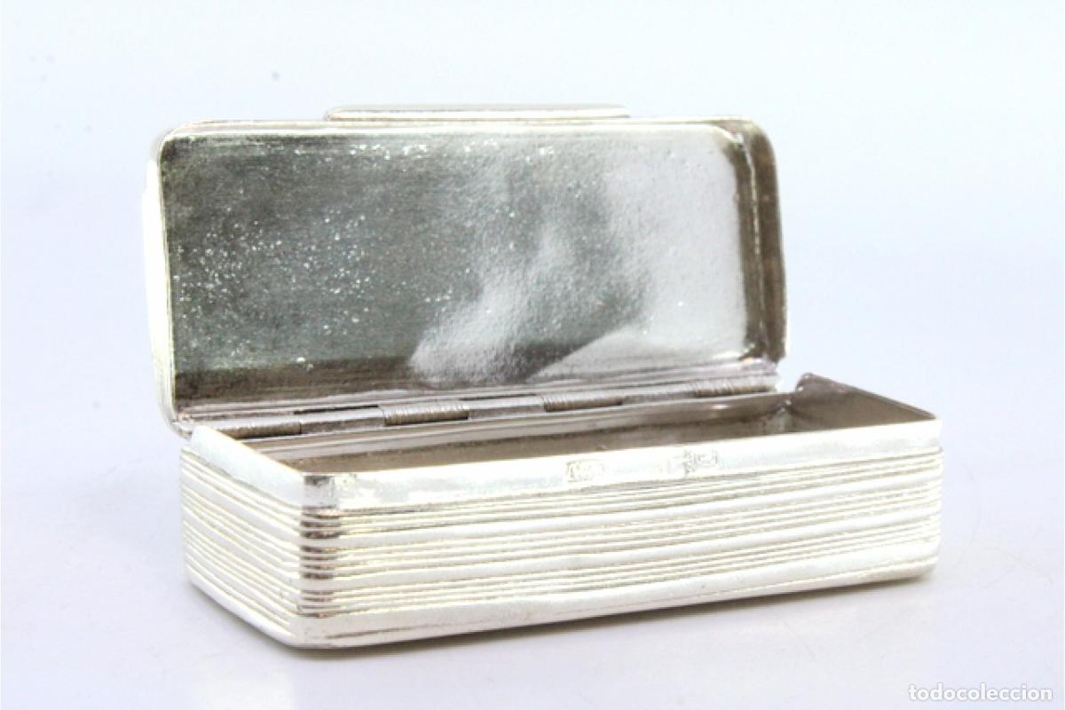 Antig&uuml;edades: Caja de rap&eacute;, en plata - Foto 7