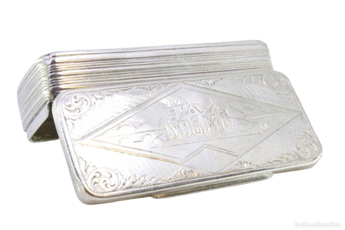 Antig&uuml;edades: Caja de rap&eacute;, en plata - Foto 1