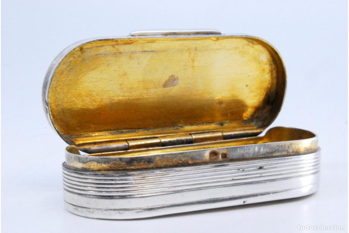 Antig&uuml;edades: Caja de rap&eacute;, en plata - Foto 3