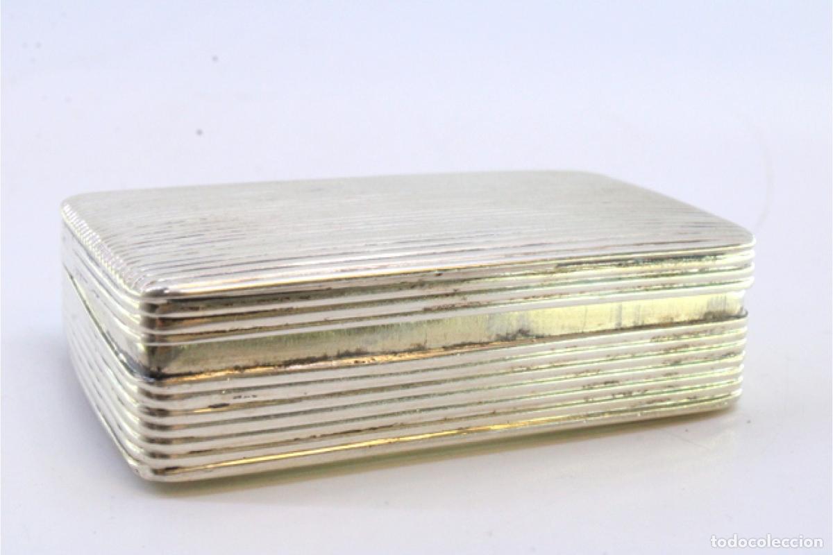 Antig&uuml;edades: Caja de rap&eacute;, en plata - Foto 7