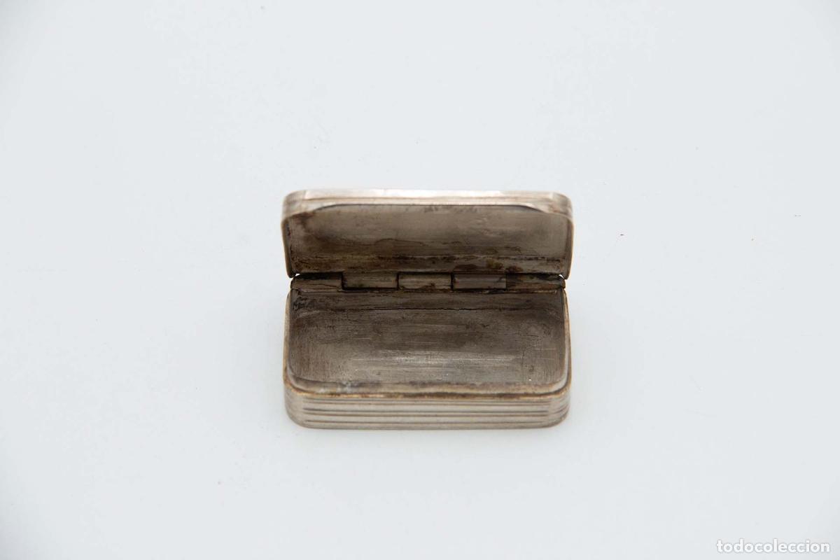 Antig&uuml;edades: Caja de rap&eacute;, en plata - Foto 2