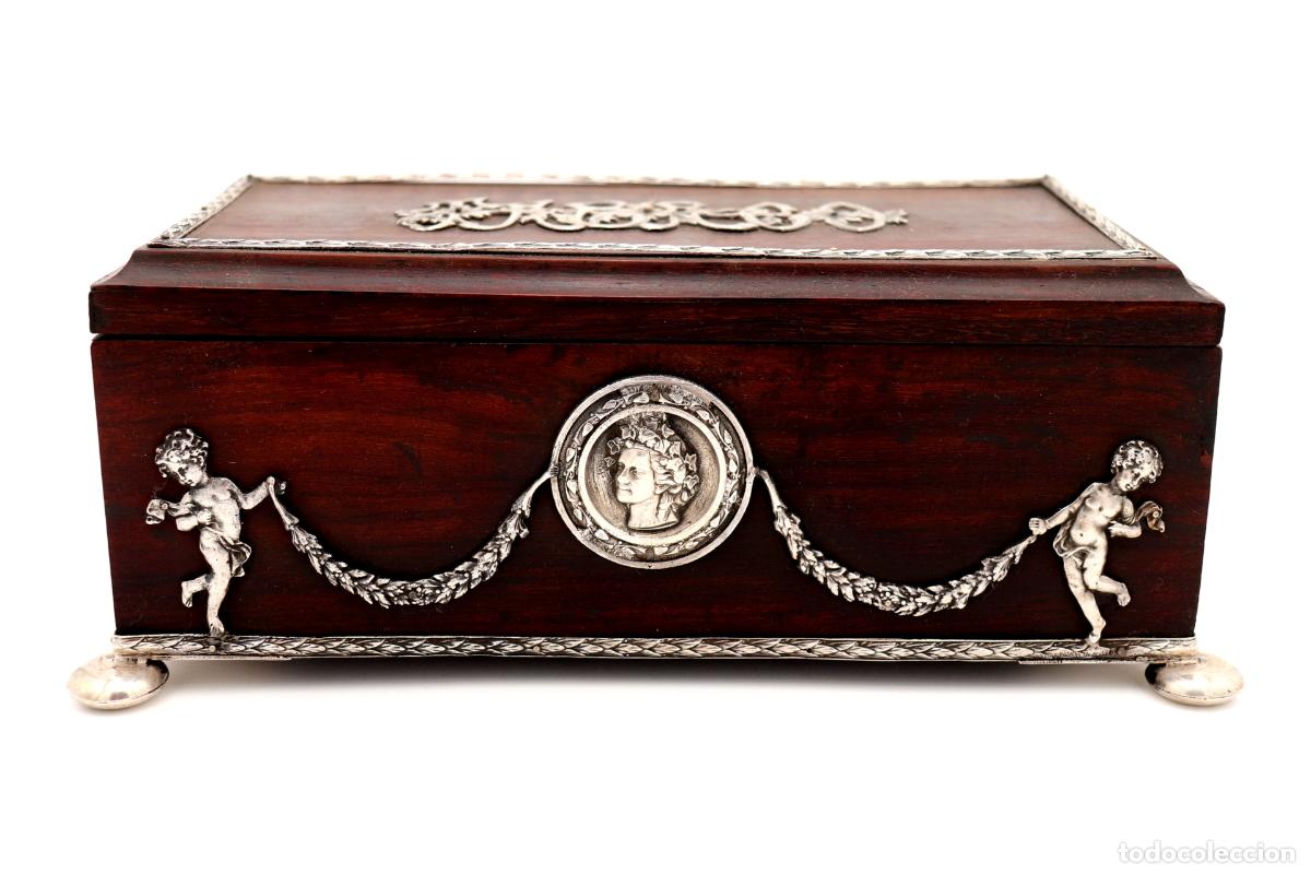 Antig&uuml;edades: Caja de tabaco, plata - Foto 2