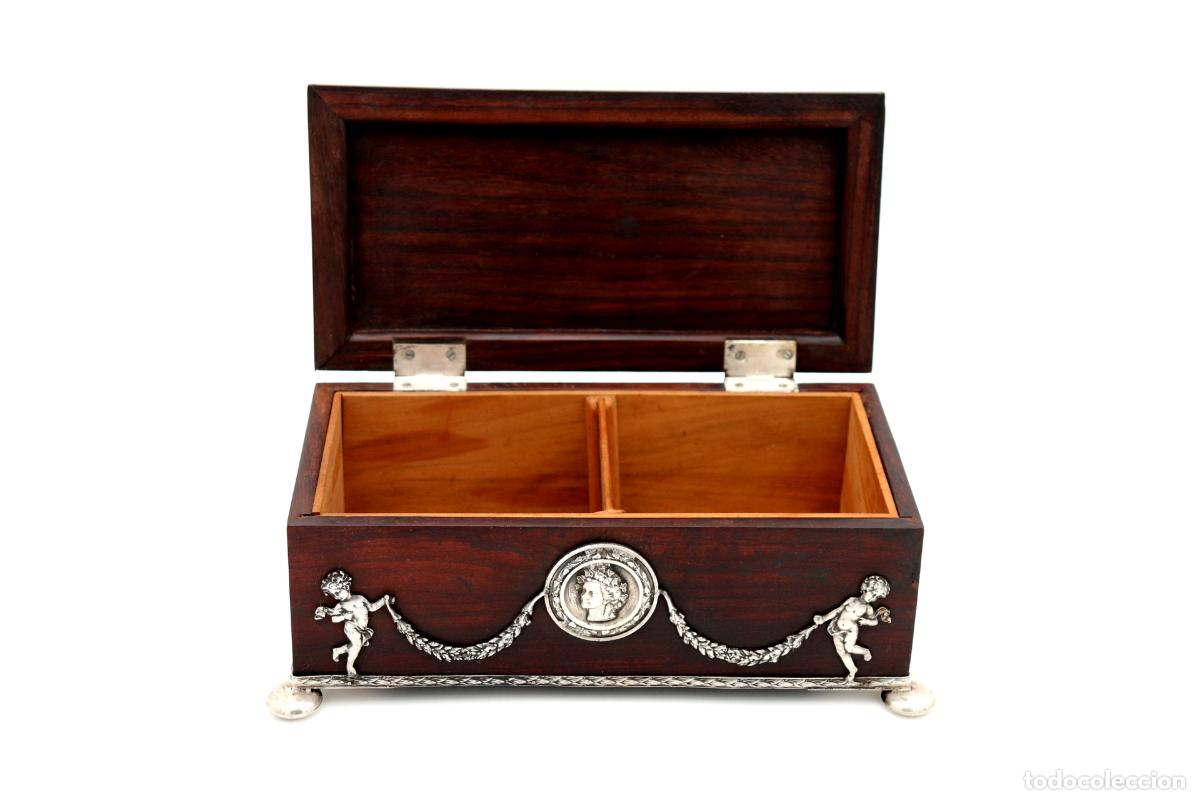 Antig&uuml;edades: Caja de tabaco, plata - Foto 3
