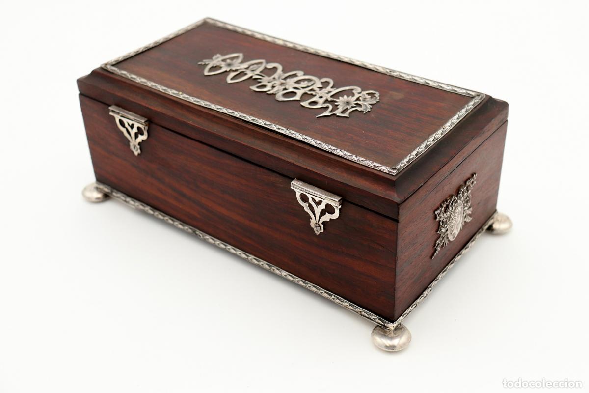 Antig&uuml;edades: Caja de tabaco, plata - Foto 5
