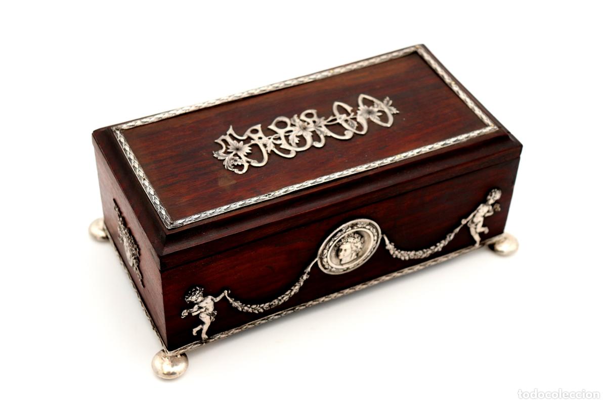 Antig&uuml;edades: Caja de tabaco, plata - Foto 1