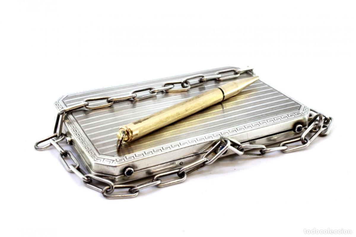 Antig&uuml;edades: Estuche de belleza plateado - Foto 8
