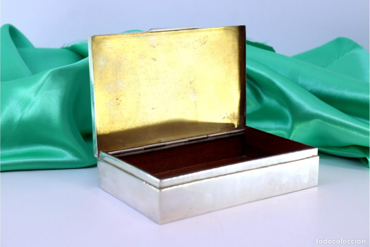 Antig&uuml;edades: Caja de tabaco, plata - Foto 3