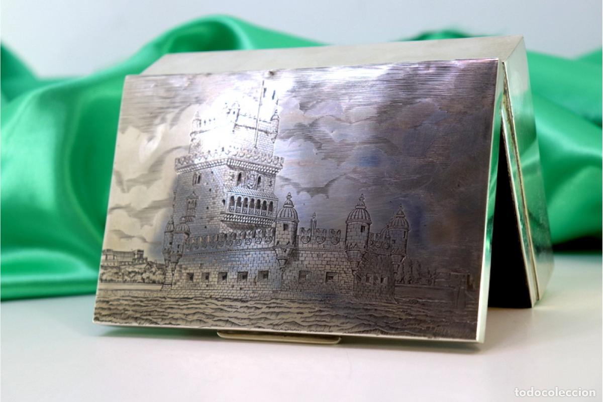 Antig&uuml;edades: Caja de tabaco, plata - Foto 1