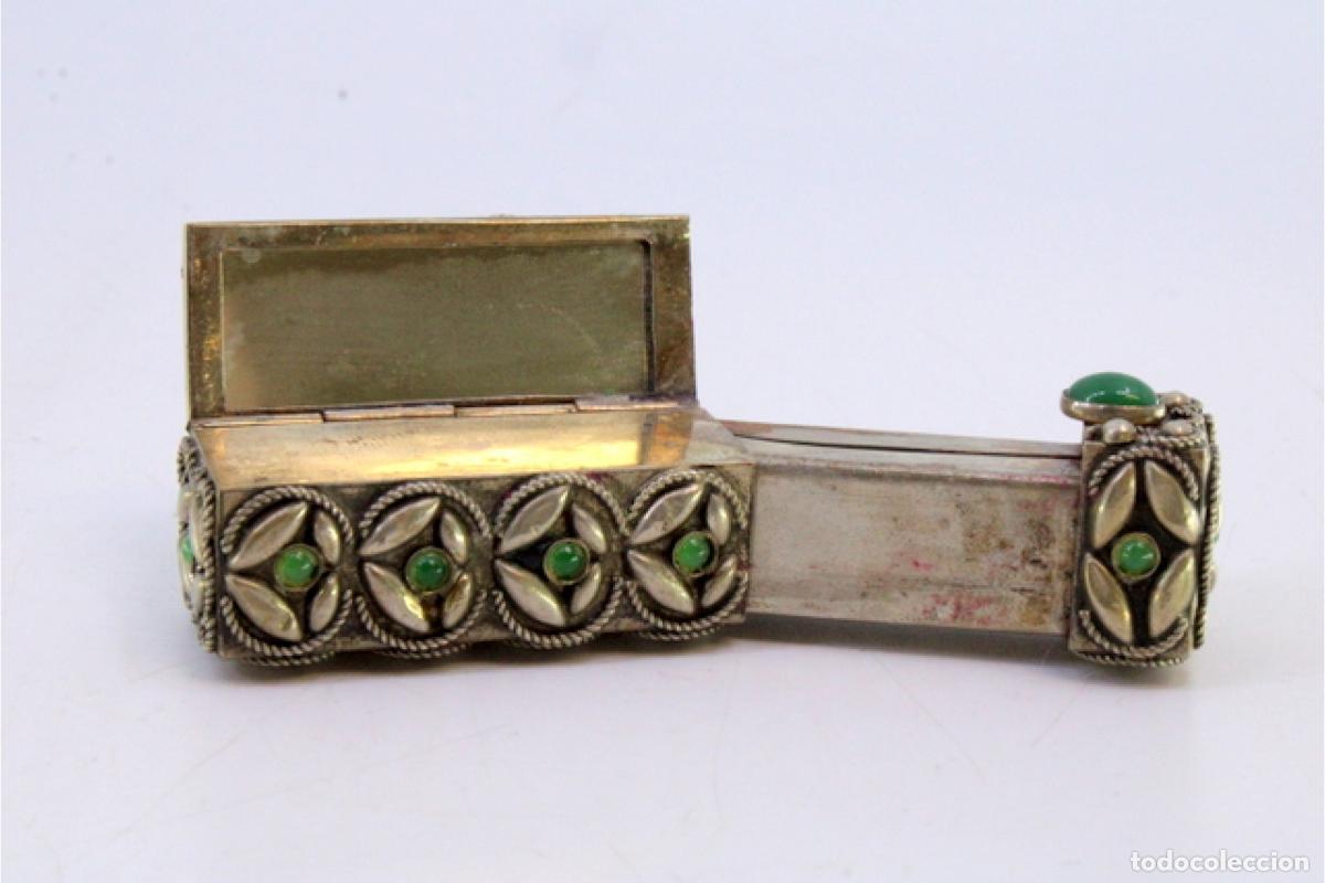 Antig&uuml;edades: Estuche de belleza plateado - Foto 6