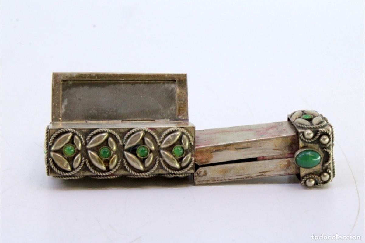 Antig&uuml;edades: Estuche de belleza plateado - Foto 7