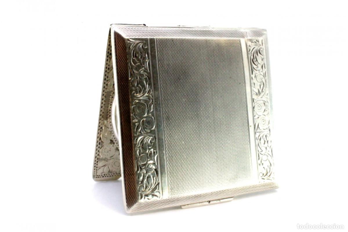 Antig&uuml;edades: Estuche de belleza plateado - Foto 2