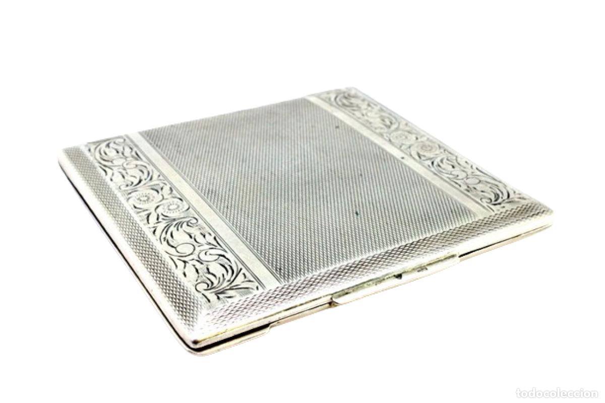 Antig&uuml;edades: Estuche de belleza plateado - Foto 1