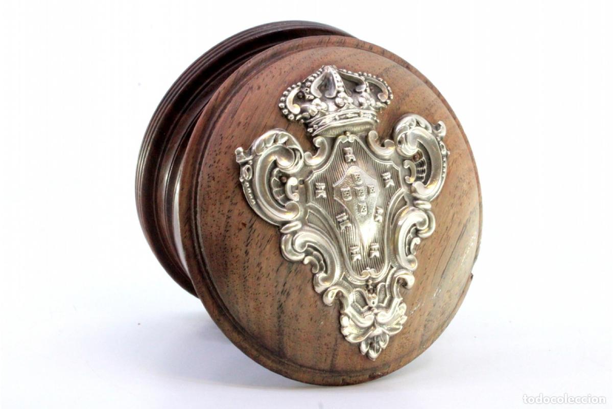 Antig&uuml;edades: Joyero, fabricado en madera y plata. - Foto 8